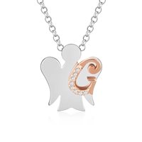 Collana Roberto Giannotti Donna L'alfabeto degli Angeli in Argento Zirconia GIA500G - GIA500G